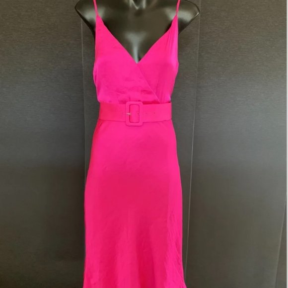 Bardot Dresses & Skirts - Bardot Reagan Midi Dress in shock pink | Size 8 | Mint Condition | Dry C…